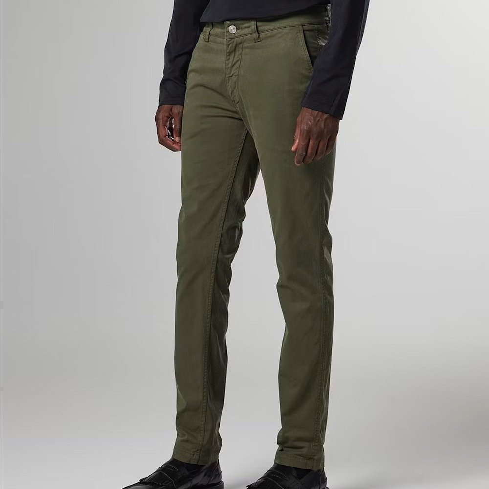 Men's Marco Olive Green Chinos